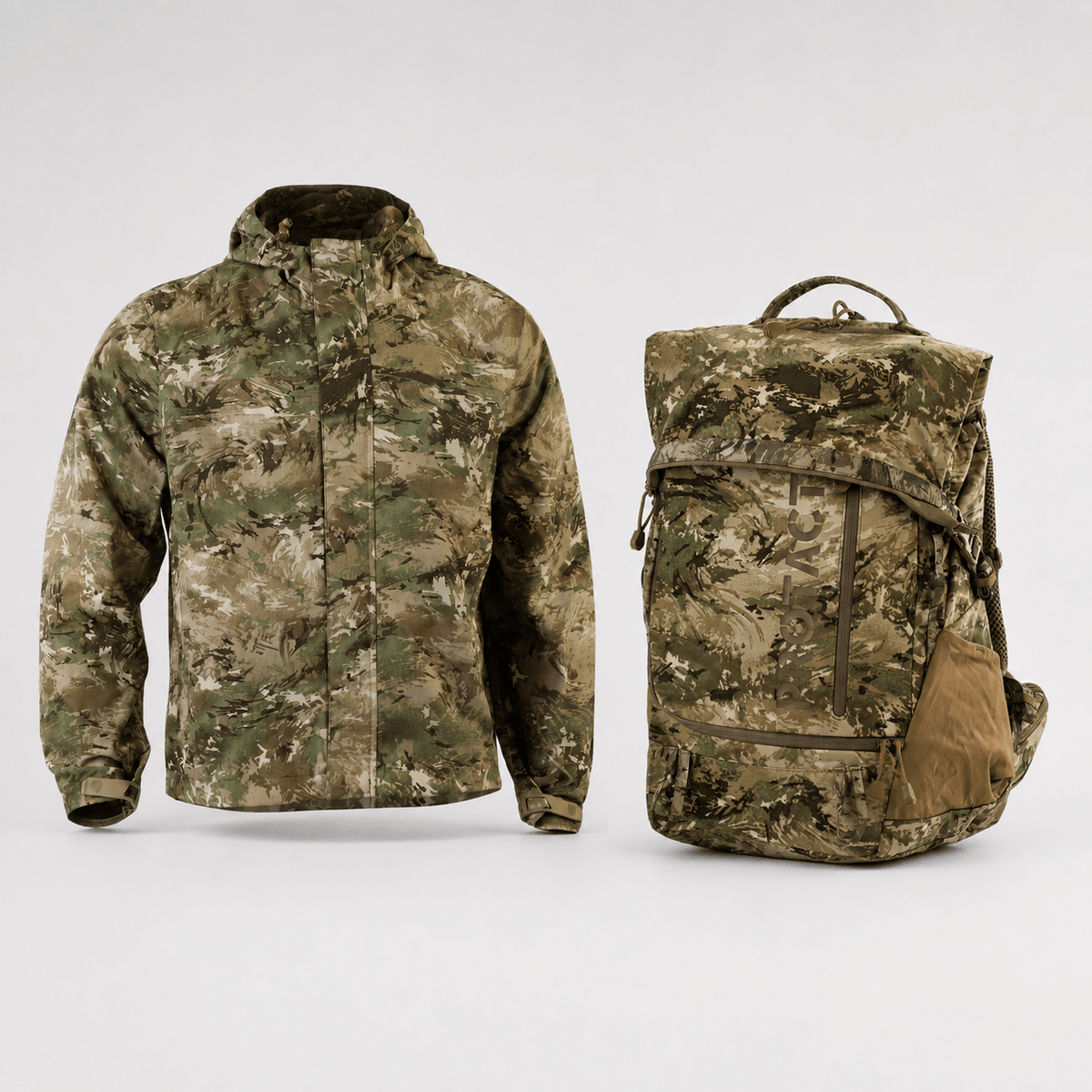 KIT ARCADIA WATERPROOF JACKET + LARGE OUTDOOR PACK