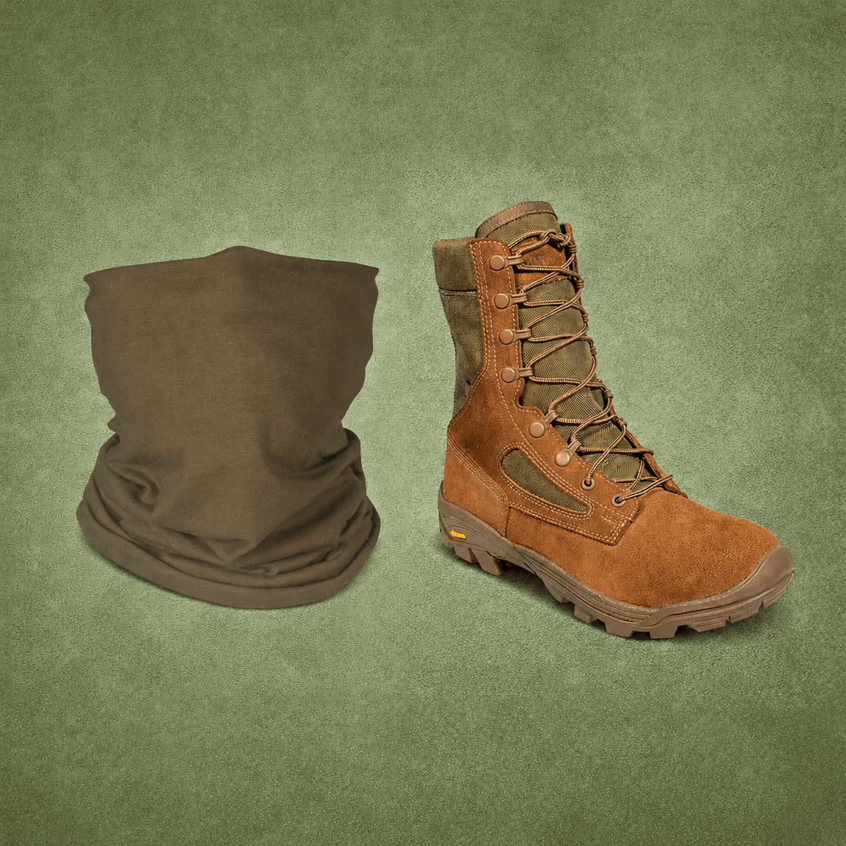 KIT BALACLAVA COYOTE + CAMPAIGN TERRAIN BOOT 8