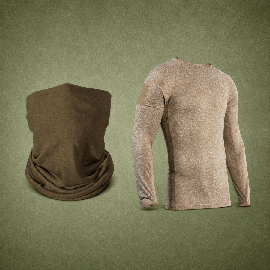 KIT BALACLAVA COYOTE + SHOOTER SHIRT MANGA LARGA