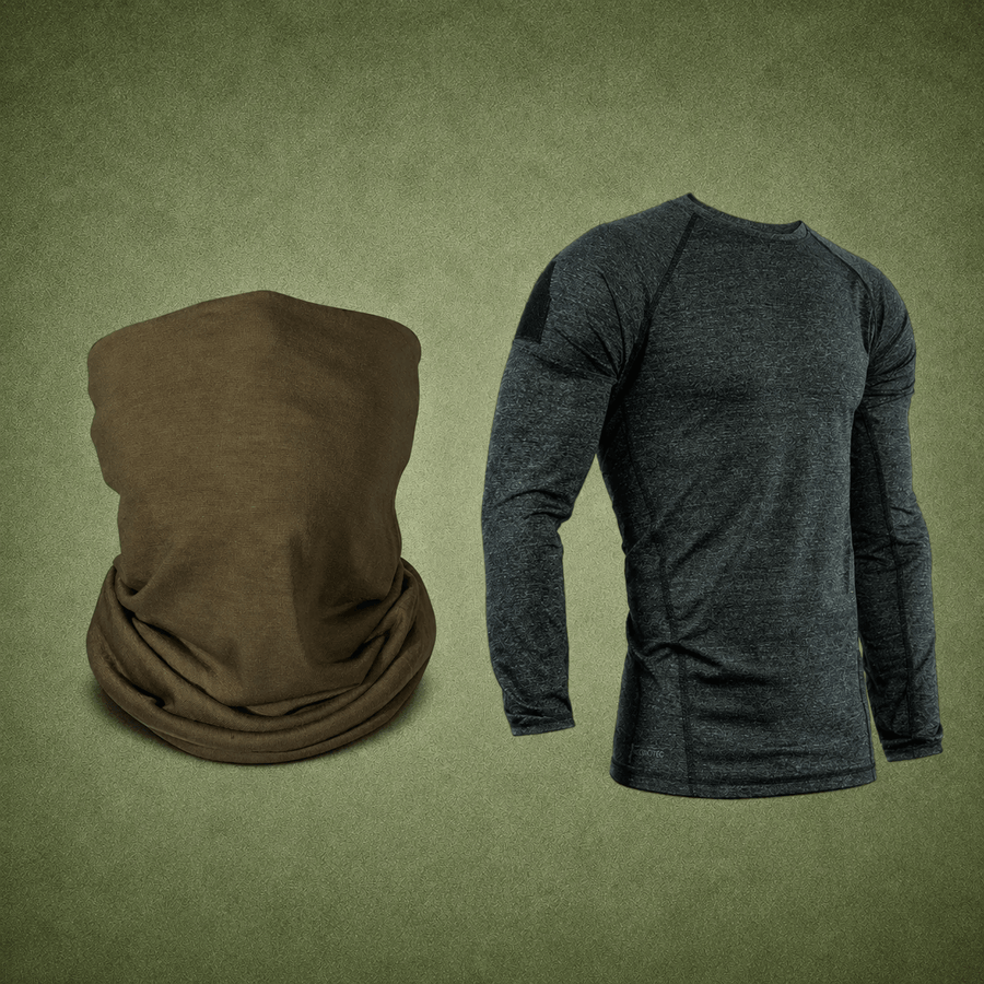 KIT BALACLAVA COYOTE + SHOOTER SHIRT MANGA LARGA
