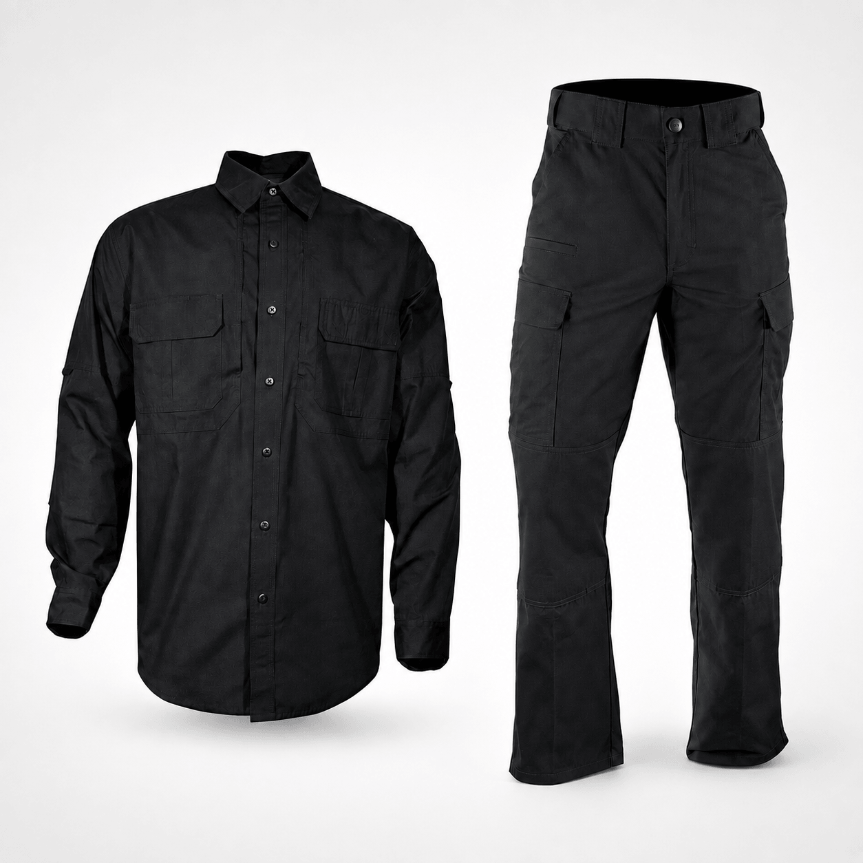 KIT TACTIC SUPREME SHIRT + COMMANDO PANT NEGRO