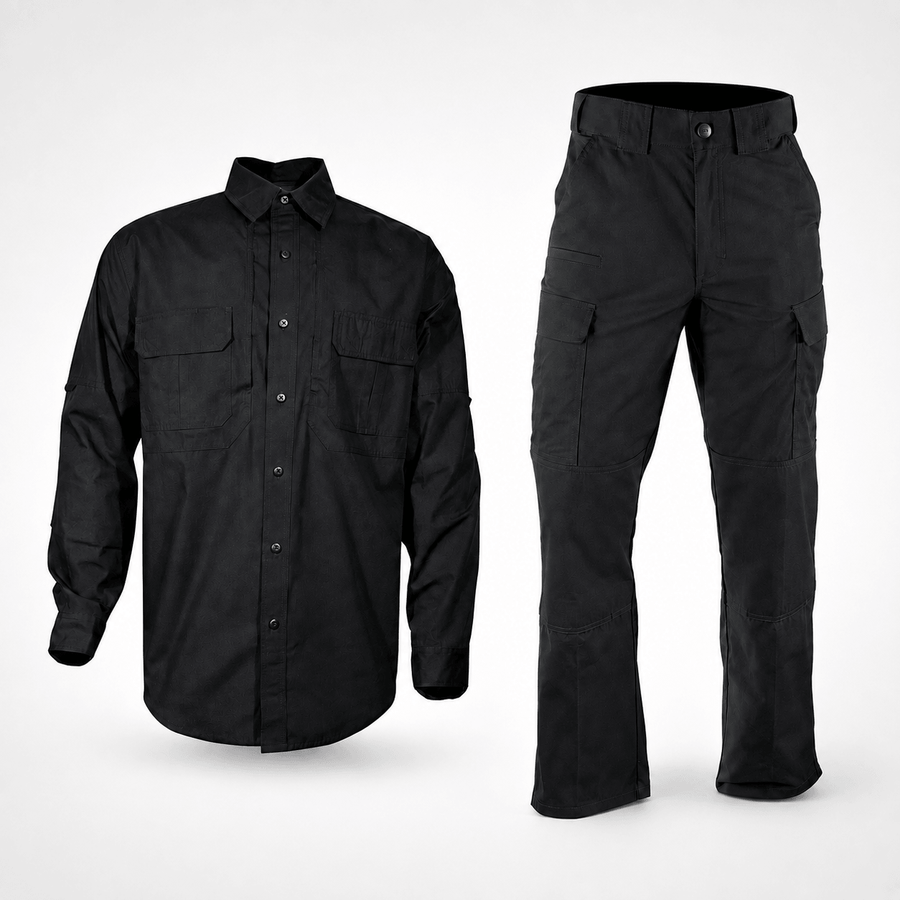 KIT TACTIC SUPREME SHIRT + COMMANDO PANT NEGRO
