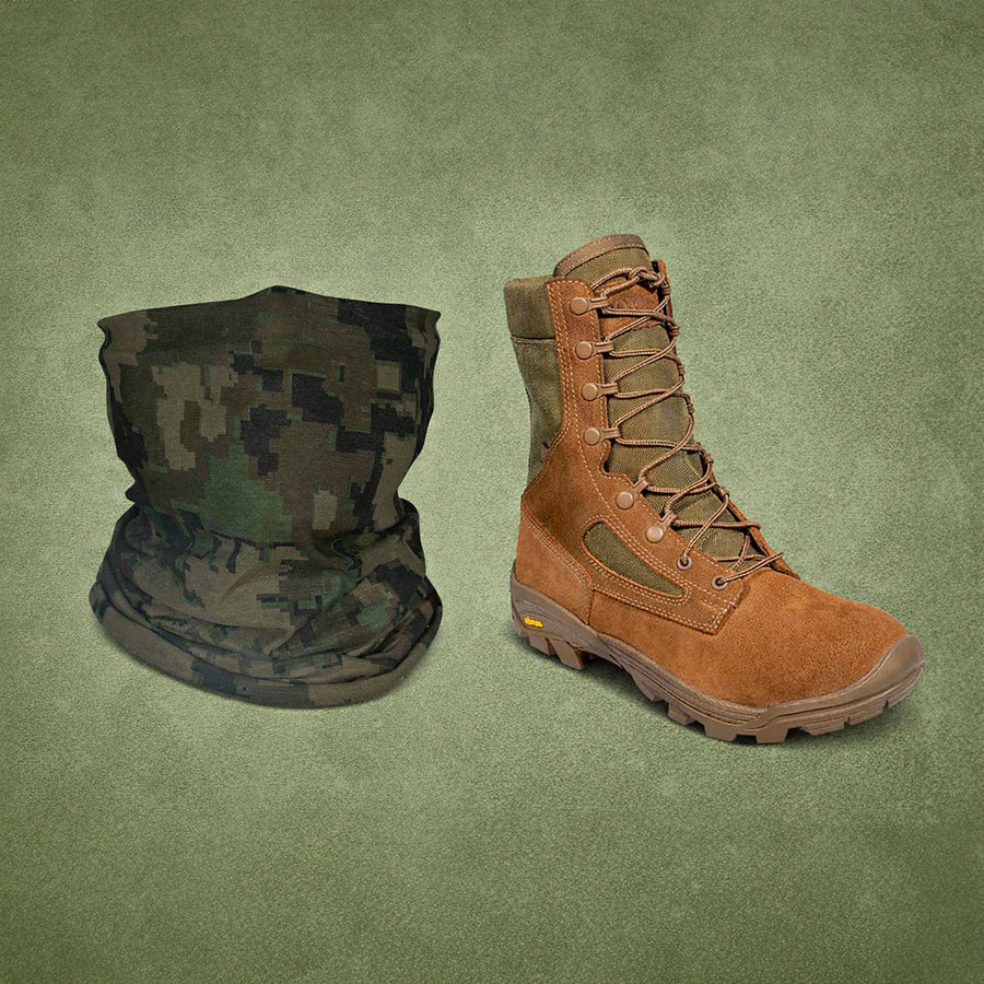 KIT BALACLAVA US4CES + CAMPAIGN TERRAIN BOOT 8